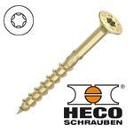 Teilgewinde, gelb verzinkt, HECO-Drive