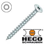 Vollgewinde, blau verzinkt, HECO-Drive