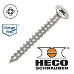 Vollgewinde, Edelstahl A2, Pozi-Drive