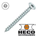 Vollgewinde, blau verzinkt, Pozi-Drive