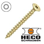 Vollgewinde, gelb verzinkt, HECO-Drive