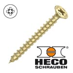 Vollgewinde, gelb verzinkt, Pozi-Drive