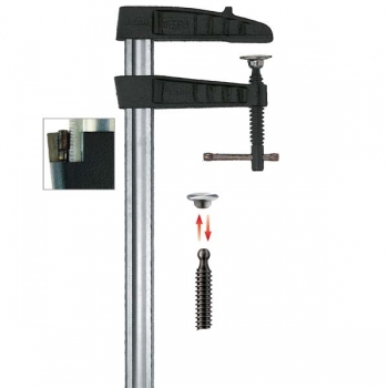 TGK150K, Bessey Temperguss Schraubknecht mit Knebelgriff