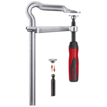 Bessey GM40Z-2K OMEGA-Bogen Ganzstahlzwinge mit 2-K Griff