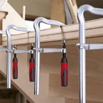 Preview: Bessey GM50Z-2K OMEGA-Bogen Ganzstahlzwinge im Holzbau