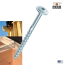 HECO 6,0 x 120 mm Tellerkopfschraube Topix mit Teilgewinde, 100 Stück